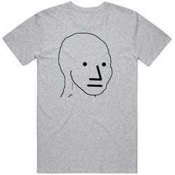 Grey Npc President Donald Trump T-shirt Republican Conservative Maga 2020 T Shirt