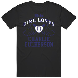 This Girl Loves Charlie Culberson Colorado Baseball Player Classic T Shirt