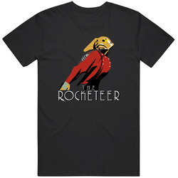 The Rocketeer Men's Black T Shirt The Rocketeer Men's Black T Shirt