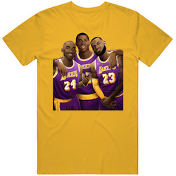 Los Angeles Basketball Legends Lebron James Kobe Bryant Magic Johnson Mvp Hall Of Fame California King Cleveland Ohio California Labron Swagg Barstool Toronto 6ix America Staples Center Money Lakers T Shirt
