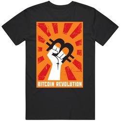 Bitcoin T-shirt Revolution Cryptocurrency Tee T Shirt