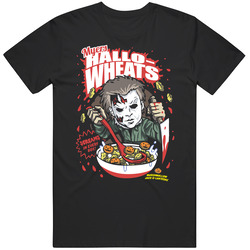 Hallo Wheats Michael Myers Halloween Cereal T Shirt