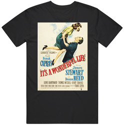 It's A Wonderful Life Best Retro Movie Poster Old School Vintage Antique Unique Gift T Shirt It's A Wonderful Life Best Retro Movie Poster Old School Vintage Antique Unique Gift T Shirt