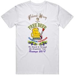 Free Beer Band Premium Winery T Shirt