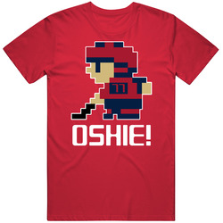 T.j. Oshie # 77 Tecmo Washington Hockey Athlete Fan T Shirt