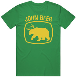 John Beer Bear Deer Tractor Logo Parody Party Unisex T Shirt