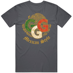 Ggg Mexican Style Charcoal T Shirt