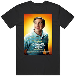 The 40 Year Old Virgin Cool 21st Century Comedy Classic Movie Fan T Shirt The 40 Year Old Virgin Cool 21st Century Comedy Classic Movie Fan T Shirt