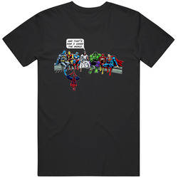 And That's How I Saved The World Black T Shirt