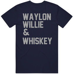 Waylon Willie And Whiskey Unisex T Shirt