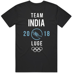 Team India 2018 Luge Pyeongchang Winter Olympics T Shirt