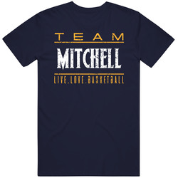 Donovan Mitchell Live Love Utah Basketball Team Fan Sports T Shirt