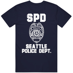 Seattle Police Department Dept Spd Officer Inspired Custom City Unisex T Shirt