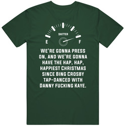 Hap Happiest National Lampoons Christmas Vacation Sh*ters Full Quote T Shirt