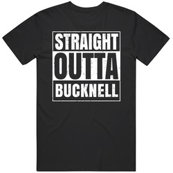 Bucknell Pa University College Straight Outta Graduation Parody Fan T Shirt