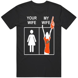 Anaheim Ducks Men's T Shirt Your Wife My Wife T Shirt