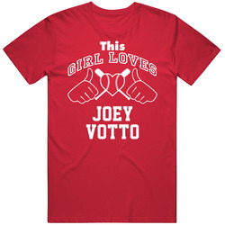 This Girl Loves Joey Votto Cincinnati Baseball Player Classic T Shirt
