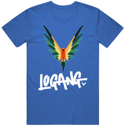 New Maverick Bird & Logang Logo Logan Paul Men's Royal Blue Hoodie From Us 100% Cotton Clothing T Shirt