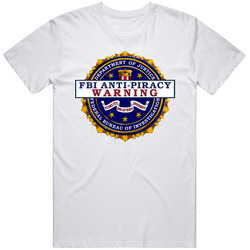 Fbi Anti-piracy Warning T Shirt