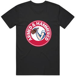 Armed And Hammered Black T Shirt