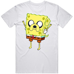 Adventure time t-shirt sponge bob squarepants tee T Shirt