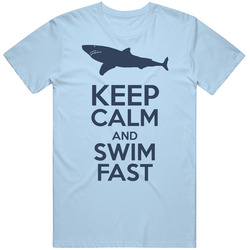 Keep Calm And Swim Fast Funny T Shirt
