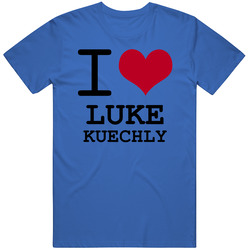 Luke Kuechly Charlotte North Carolina I Heart Loves T Shirt
