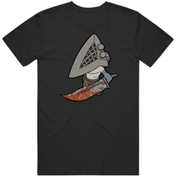 Little Pyramid Head - Ladies Black T-Shirt - Silent Hill T Shirt