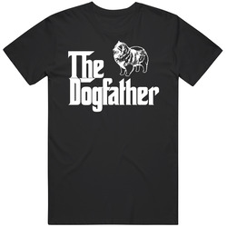 Keeshond Custom Dog Breed The Dogfather Black T Shirt