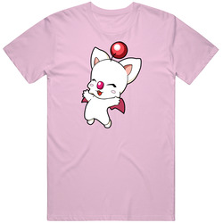 Final Fantasy - Moogle  Pink T Shirt