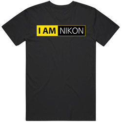 I Am Nikon Black Men's T Shirt
