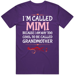 I'm Called Mimi -purple T Shirt