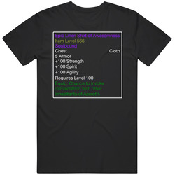 epic linen shirt of awesomeness T Shirt
