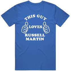 Russell Martin This Guy Loves Basketball Hockey Baseball Football T Shirt