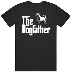 Alaskan Malamute Custom Dog Breed The Dogfather Black T Shirt
