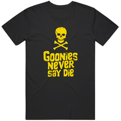 Goonies Never Say Die - Black T Shirt Goonies Never Say Die - Black T Shirt