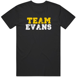 Team Evans Sports Family Reunion Last Name Surname T Shirt