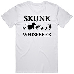 Skunk Animal Whisperer T Shirt