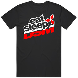 T-Shirt Eat Sleep DSM Mitsubishi Sports Cars Automotive Racing Tee Size S-6XL T Shirt