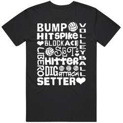 Volleyball Set Spike Dig T Shirt Volleyball Set Spike Dig T Shirt