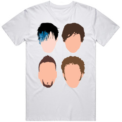 Marianas Trench Band Members Silhouette Josh Matt Mike Ian Fan T Shirt