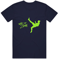 Dare to Zlatan Ibrahimovic T Shirt Bicycle Kick Navy Tee T Shirt