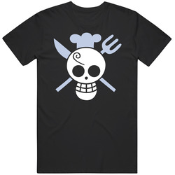 One Piece Sanji Pirates Flag Anime Manga Size Youth Small To 6xl T Shirt