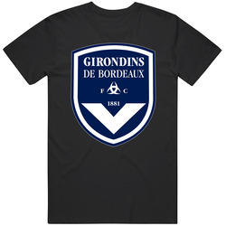Fc Girondins De Bordeaux Soccer Football Black T Shirt