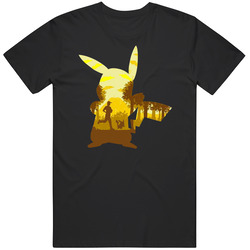 Picachu Pokemon Yellow Fur Electric-typ T Shirt