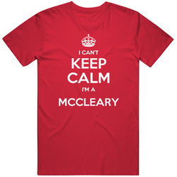 I Cant Keep Calm Im A Mccleary Funny Last Name T Shirt