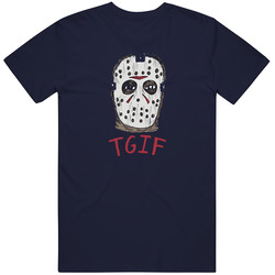 Jason Voorhees Tgif Thank God It's Friday Funny T Shirt