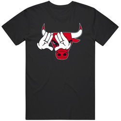 Chicago Bulls Basketball Logo Illuminati Sign T Shirt
