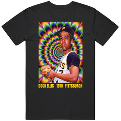 Baseball Dock Ellis Doc Pittsburgh Lsd T Shirt