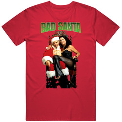 Bad Santa Cult Comedy Christmas Movie T Shirt Bad Santa Cult Comedy Christmas Movie T Shirt